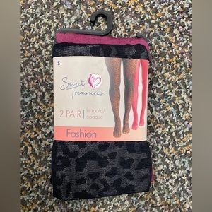Leopard/Opaque Fashion Tights